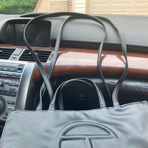 Telfar black medium bag